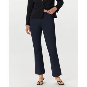 Quince Navy Boot Cut Pants
